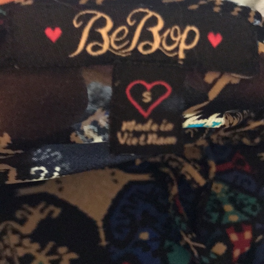 BeBop 3/4 sleeve cinch waist dress with slip/liner - Picture 7 of 7